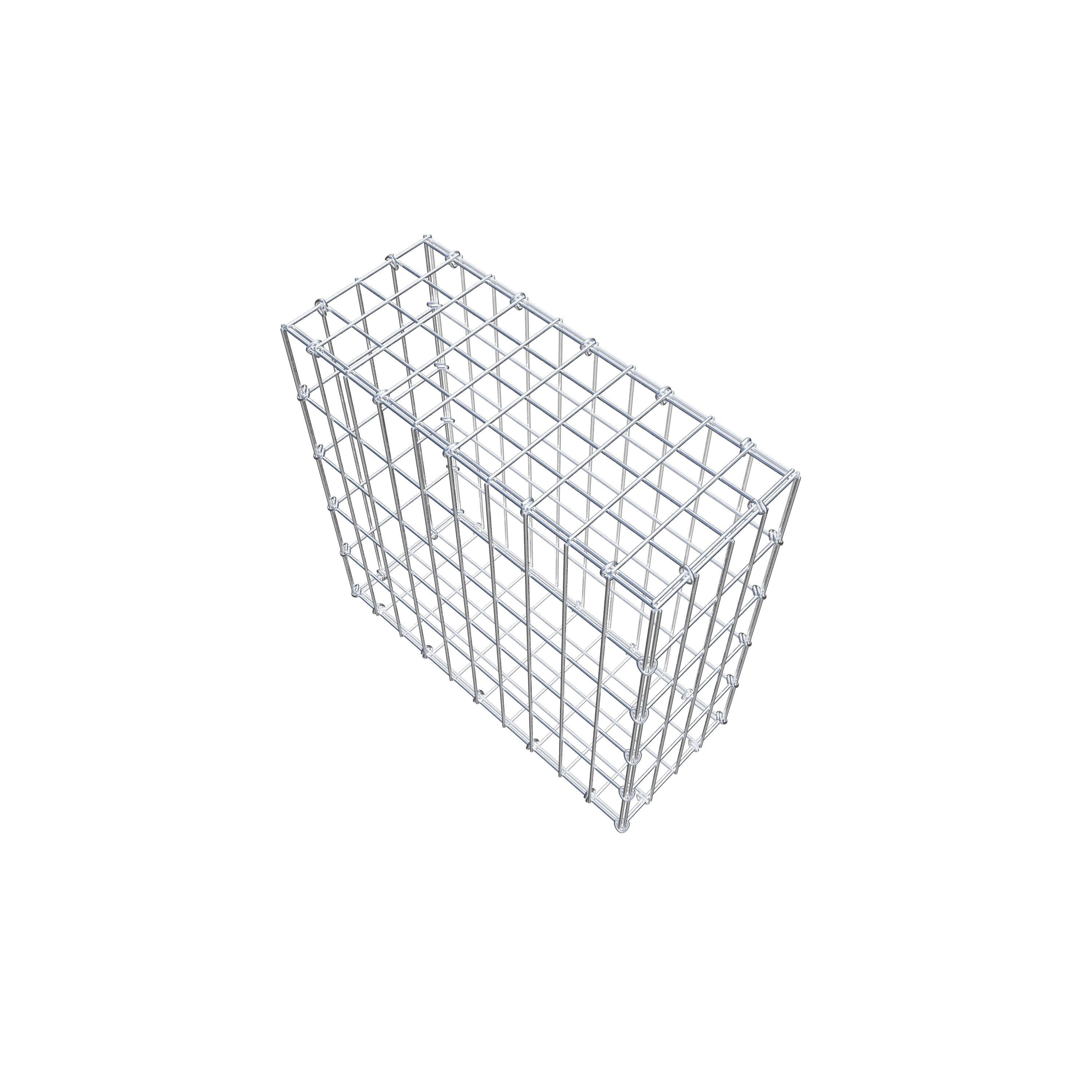 Gabion 50 cm x 50 cm x 20 cm (L x H x D), mesh size 5 cm x 10 cm, C-ring