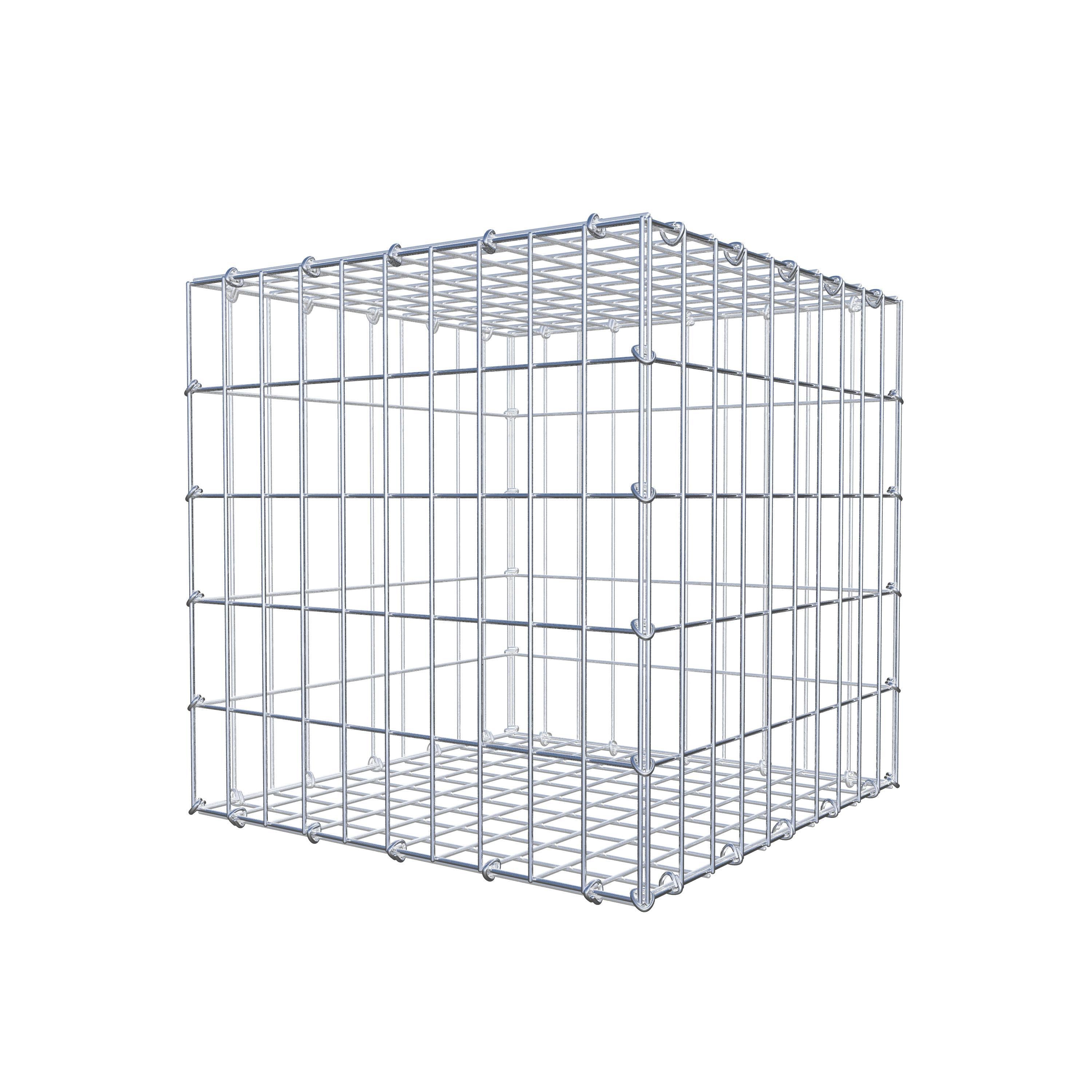 Gabion 50 cm x 50 cm x 50 cm (L x H x D), mesh size 5 cm x 10 cm, C-ring