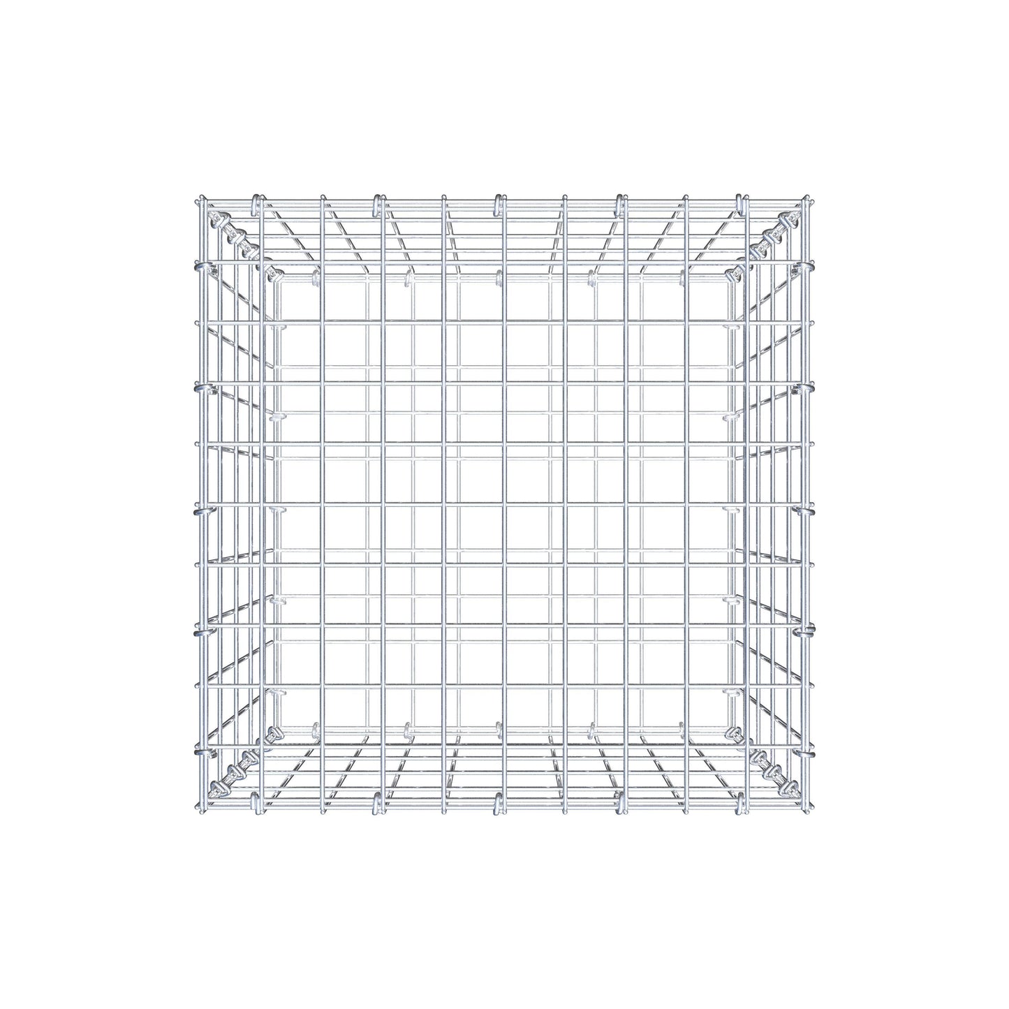 Gabion 50 cm x 50 cm x 50 cm (L x H x D), mesh size 5 cm x 10 cm, C-ring
