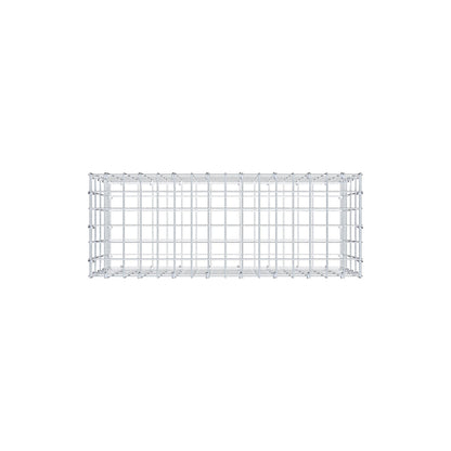 Gabion 80 cm x 40 cm x 30 cm (L x H x D), maskstorlek 5 cm x 10 cm, C-ring