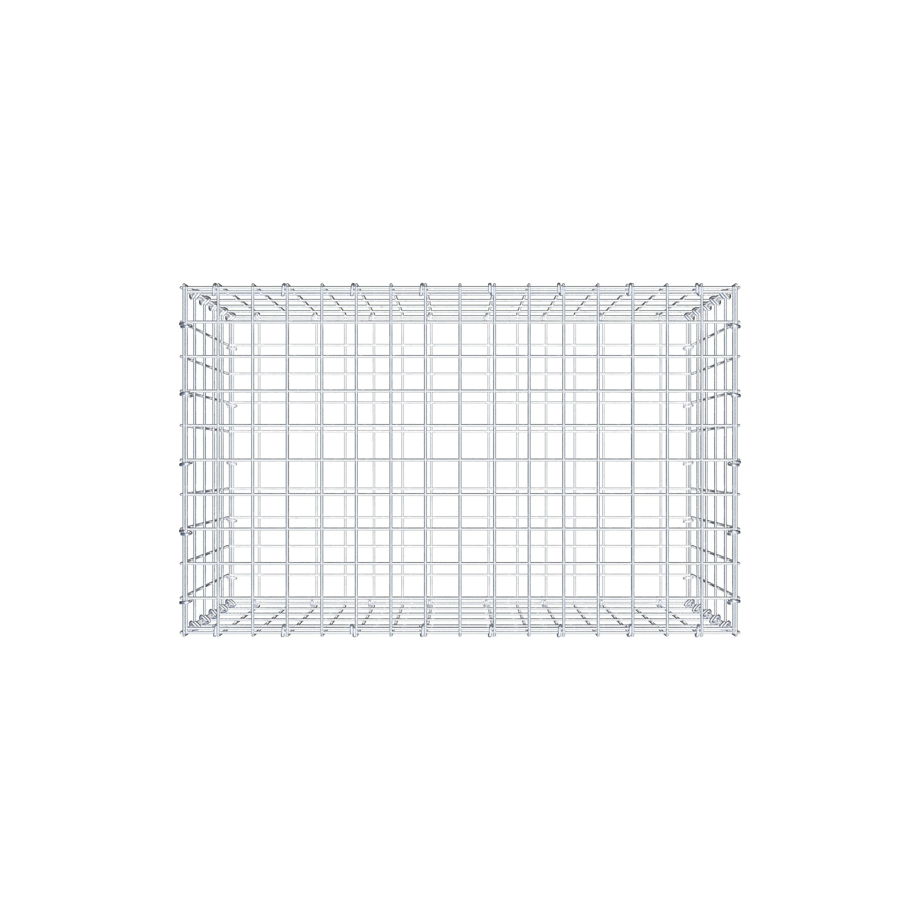 Gabion 80 cm x 50 cm x 50 cm (L x H x D), mesh size 5 cm x 10 cm, C-ring