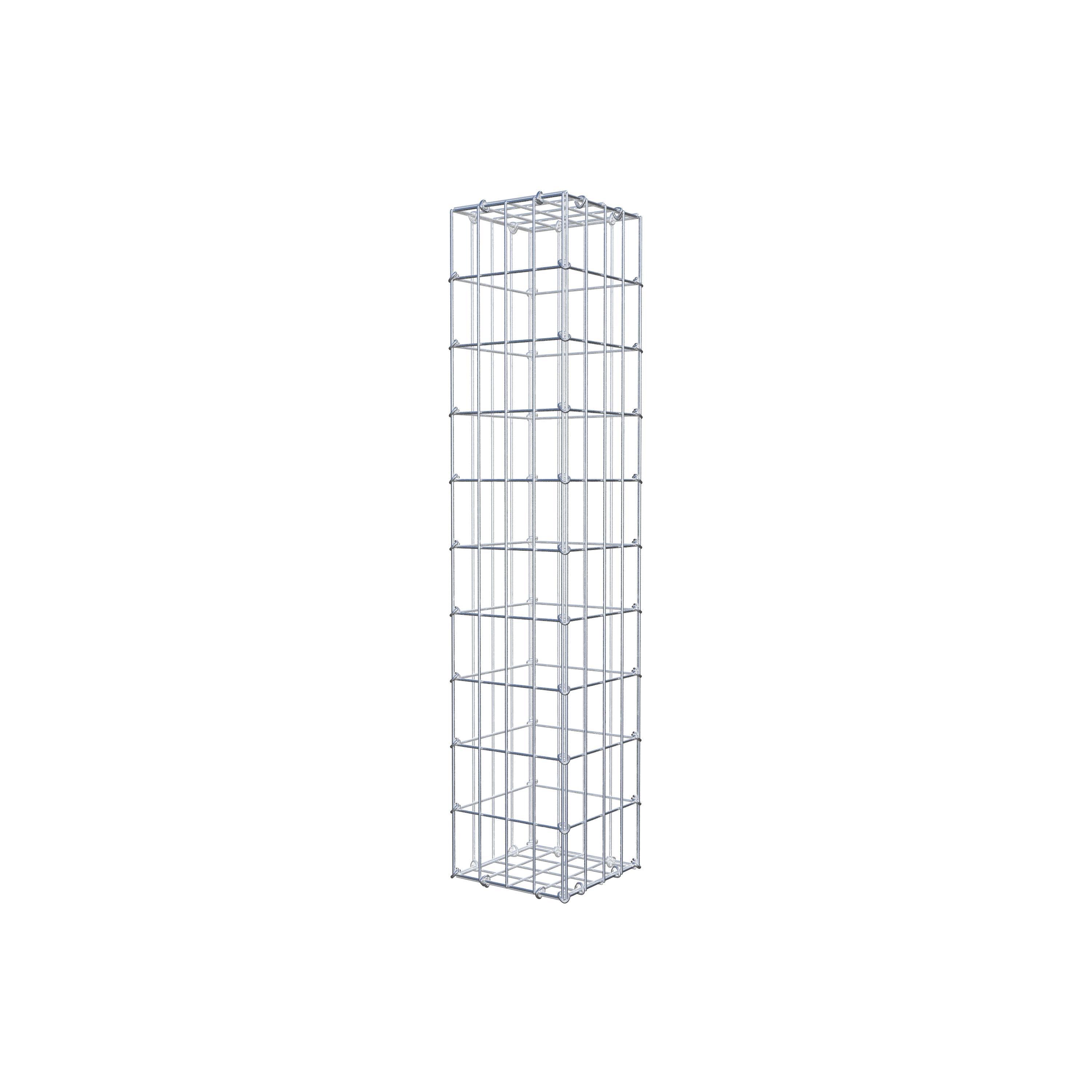 Gabion 100 cm x 20 cm x 20 cm (L x H x D), mesh size 5 cm x 10 cm, C-ring