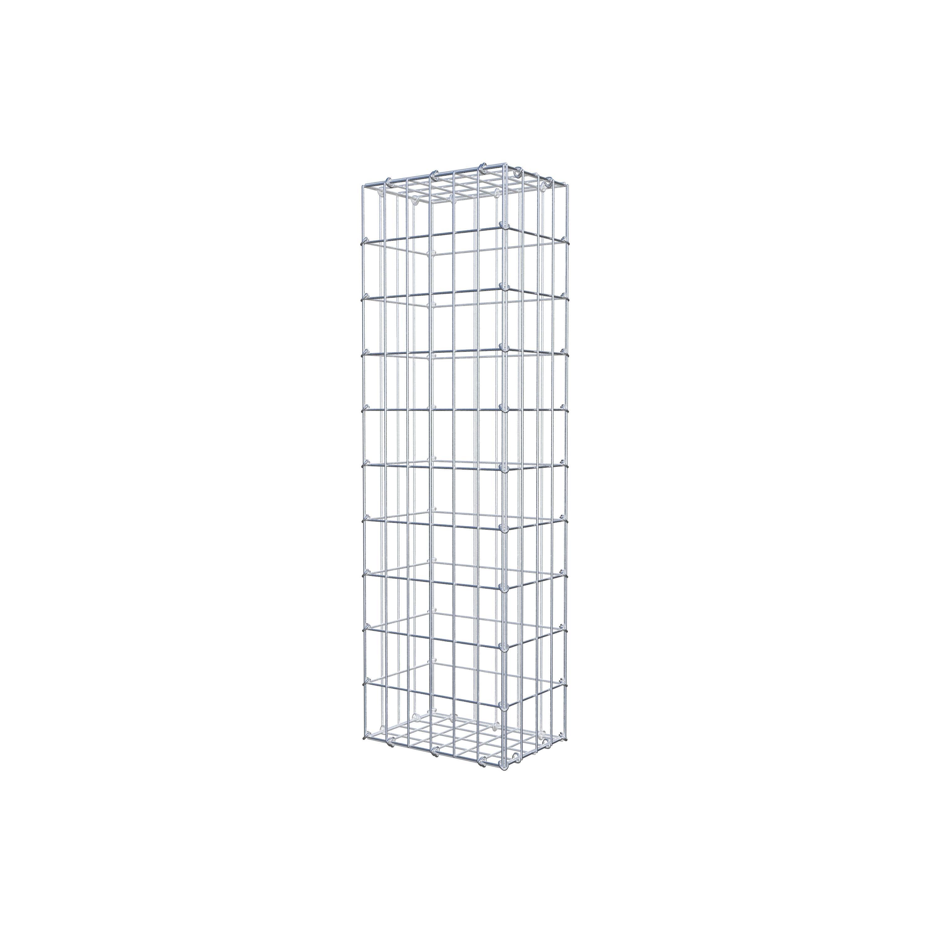 Gabion 100 cm x 20 cm x 30 cm (L x H x D), mesh size 5 cm x 10 cm, C-ring