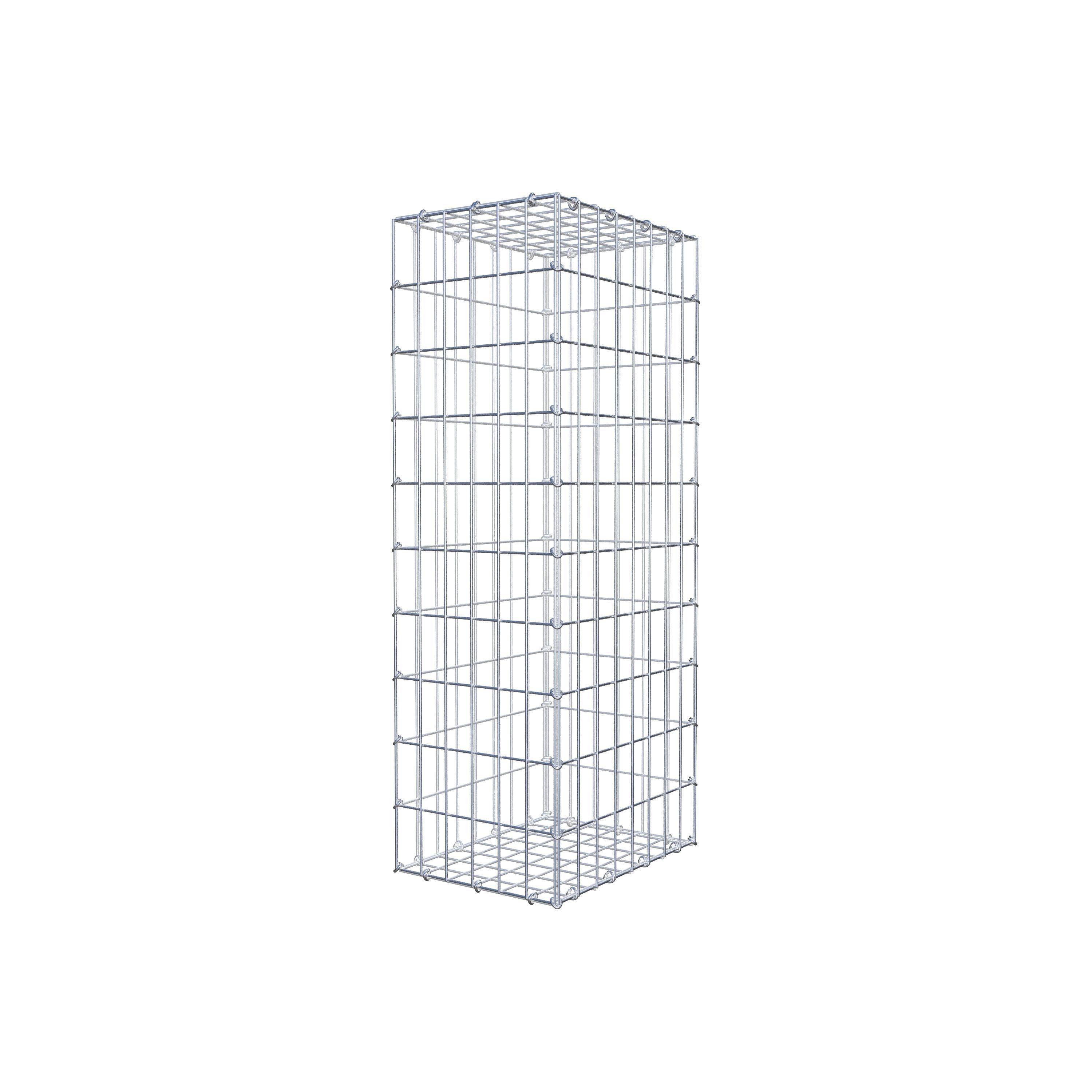 Gabion 100 cm x 40 cm x 30 cm (L x H x D), mesh size 5 cm x 10 cm, C-ring