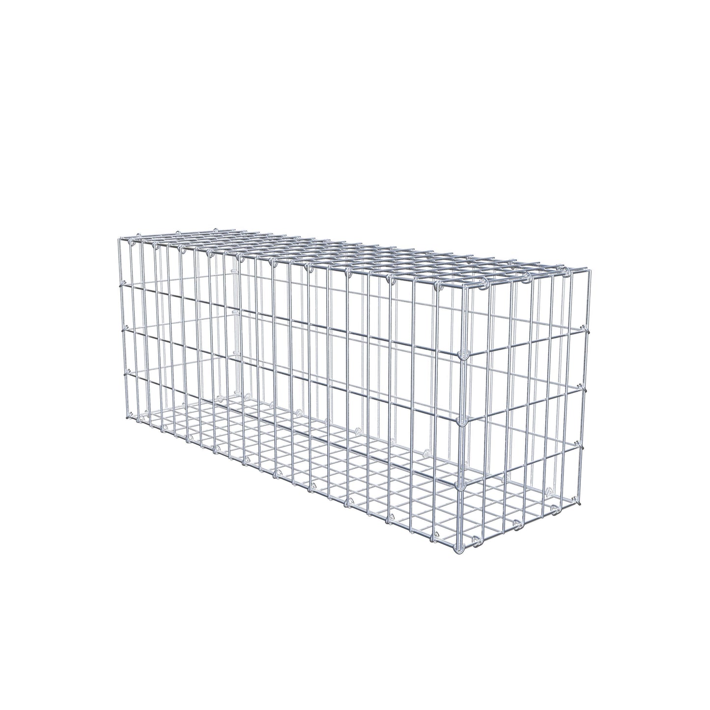 Gabion 100 cm x 40 cm x 30 cm (L x H x D), mesh size 5 cm x 10 cm, C-ring