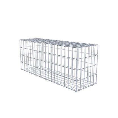 Gabion 100 cm x 40 cm x 30 cm (L x H x D), mesh size 5 cm x 10 cm, C-ring