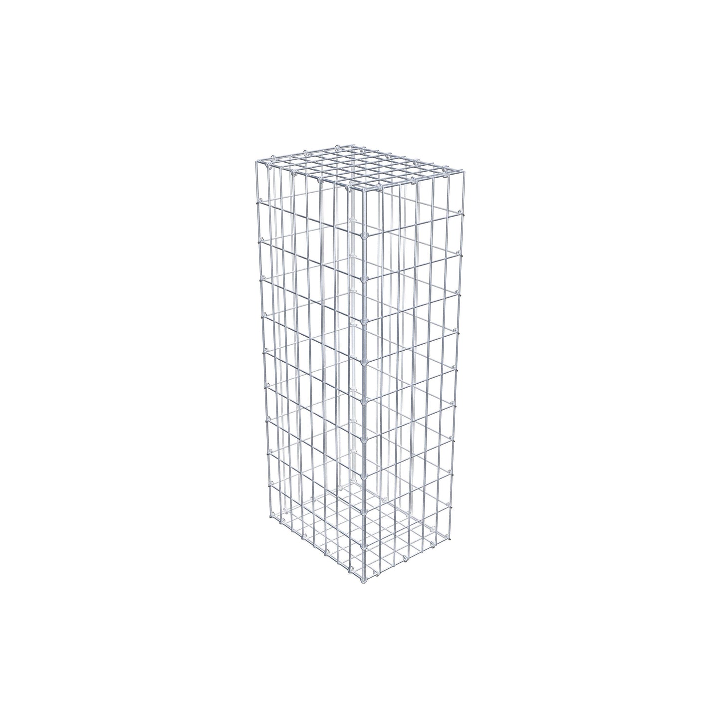 Gabion 100 cm x 40 cm x 30 cm (L x H x D), mesh size 5 cm x 10 cm, C-ring