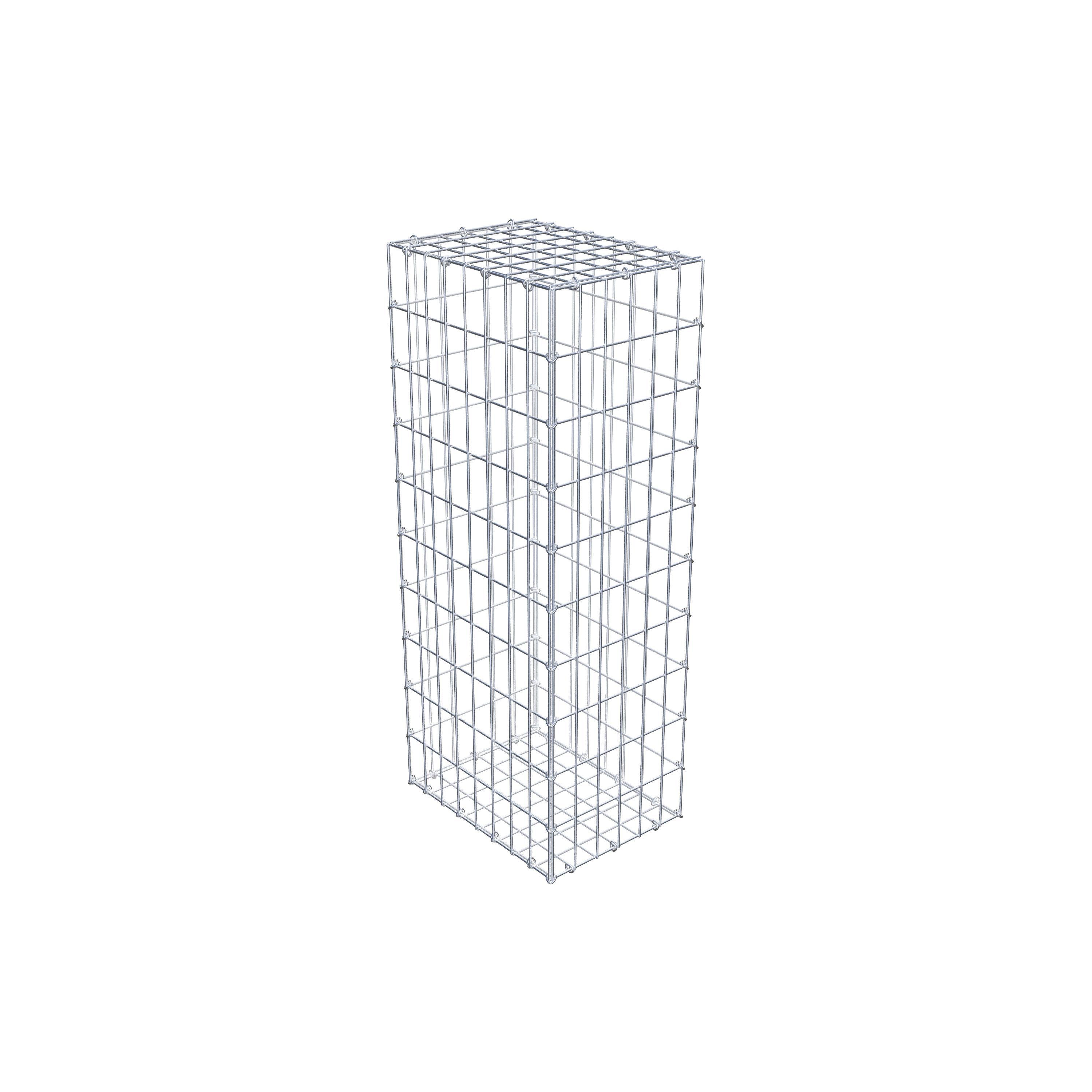 Gabion 100 cm x 40 cm x 30 cm (L x H x D), mesh size 5 cm x 10 cm, C-ring