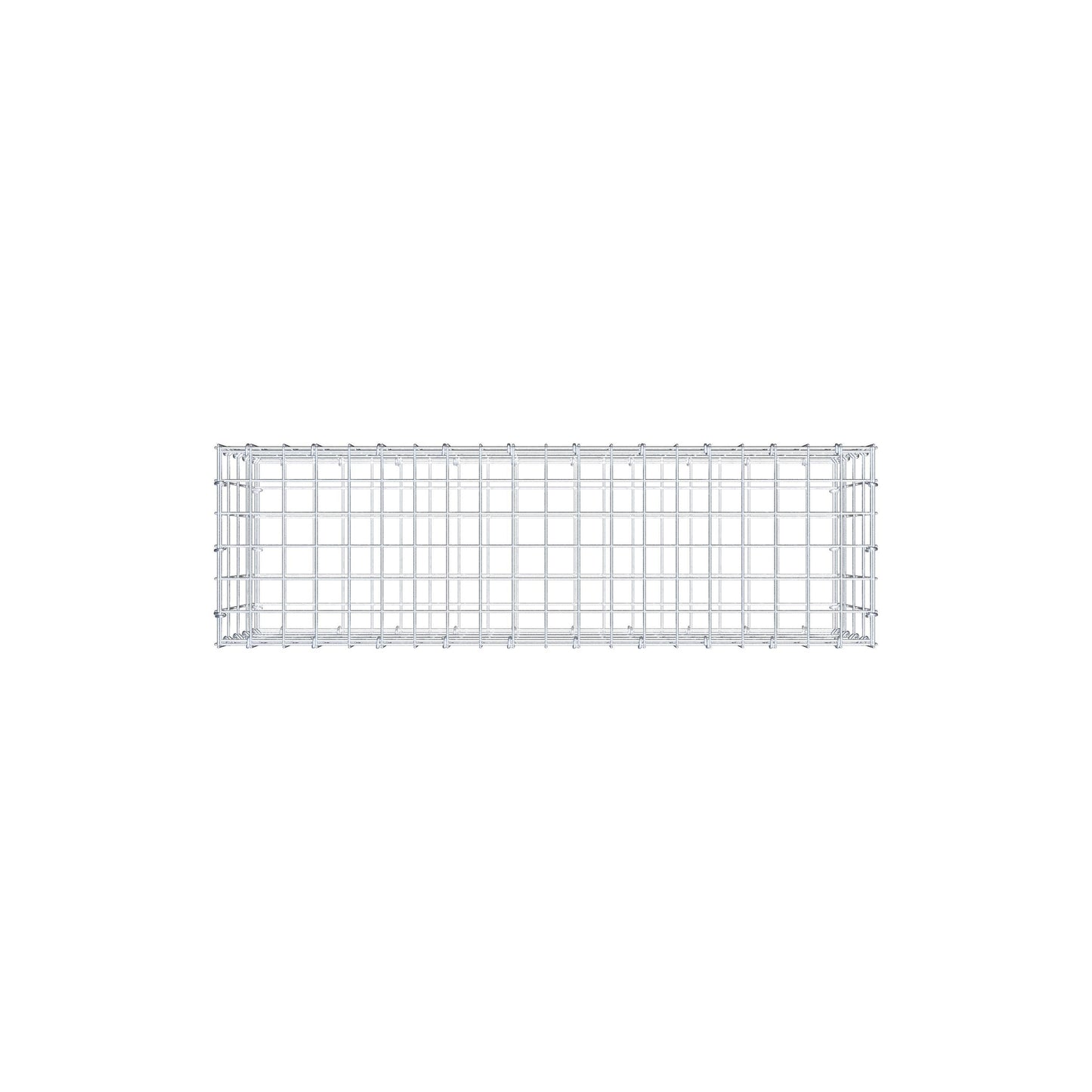 Gabion 100 cm x 40 cm x 30 cm (L x H x D), mesh size 5 cm x 10 cm, C-ring