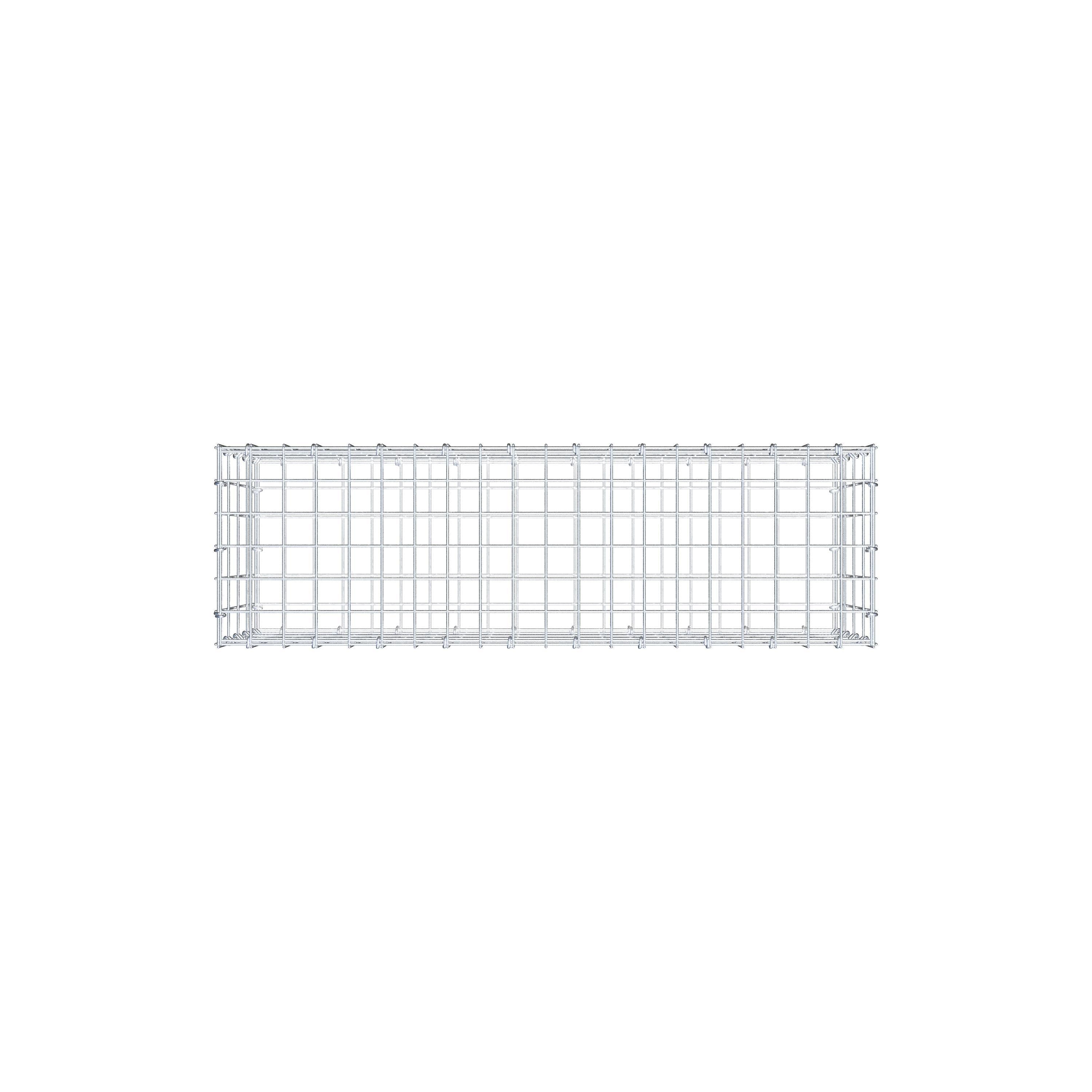 Gabion 100 cm x 40 cm x 30 cm (L x H x D), mesh size 5 cm x 10 cm, C-ring