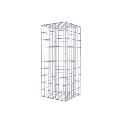 Gabion 100 cm x 40 cm x 40 cm (L x H x P), mailles 5 cm x 10 cm, anneau en C