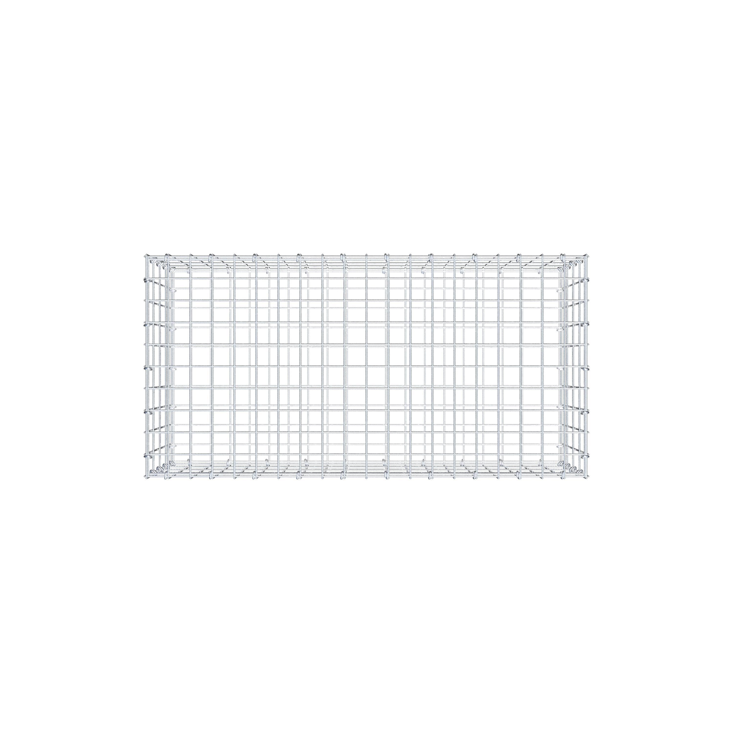 Gabion 100 cm x 40 cm x 50 cm (L x H x D), mesh size 5 cm x 10 cm, C-ring