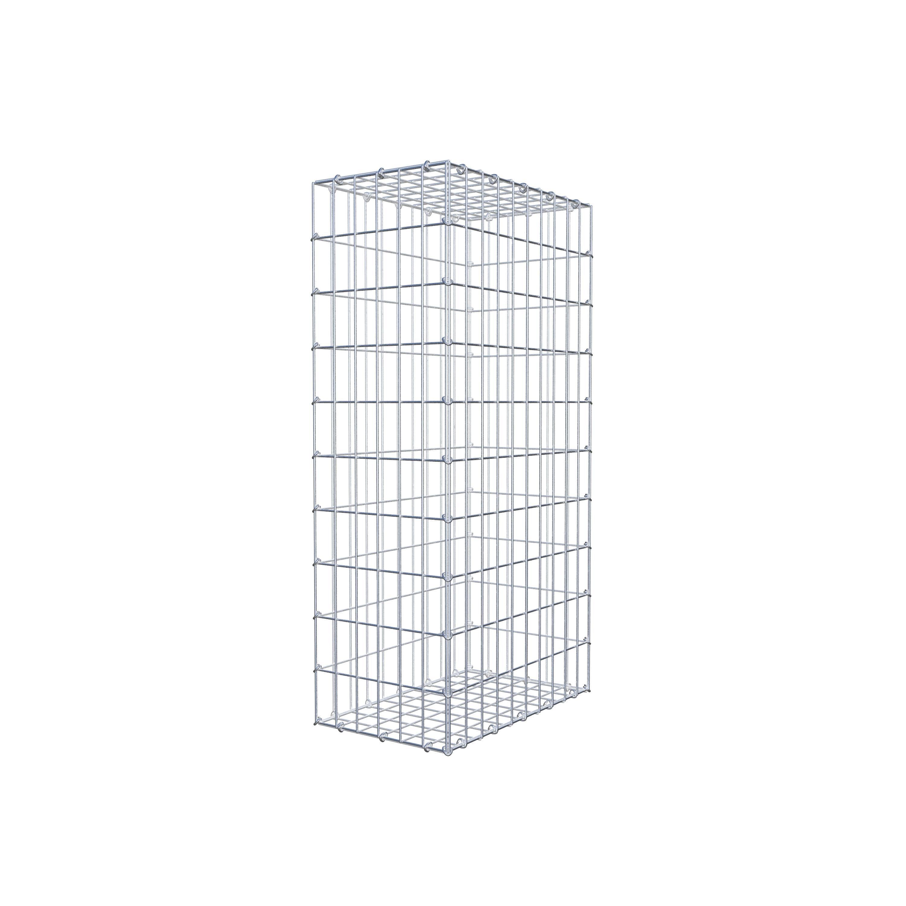 Gabion 100 cm x 50 cm x 30 cm (L x H x D), mesh size 5 cm x 10 cm, C-ring