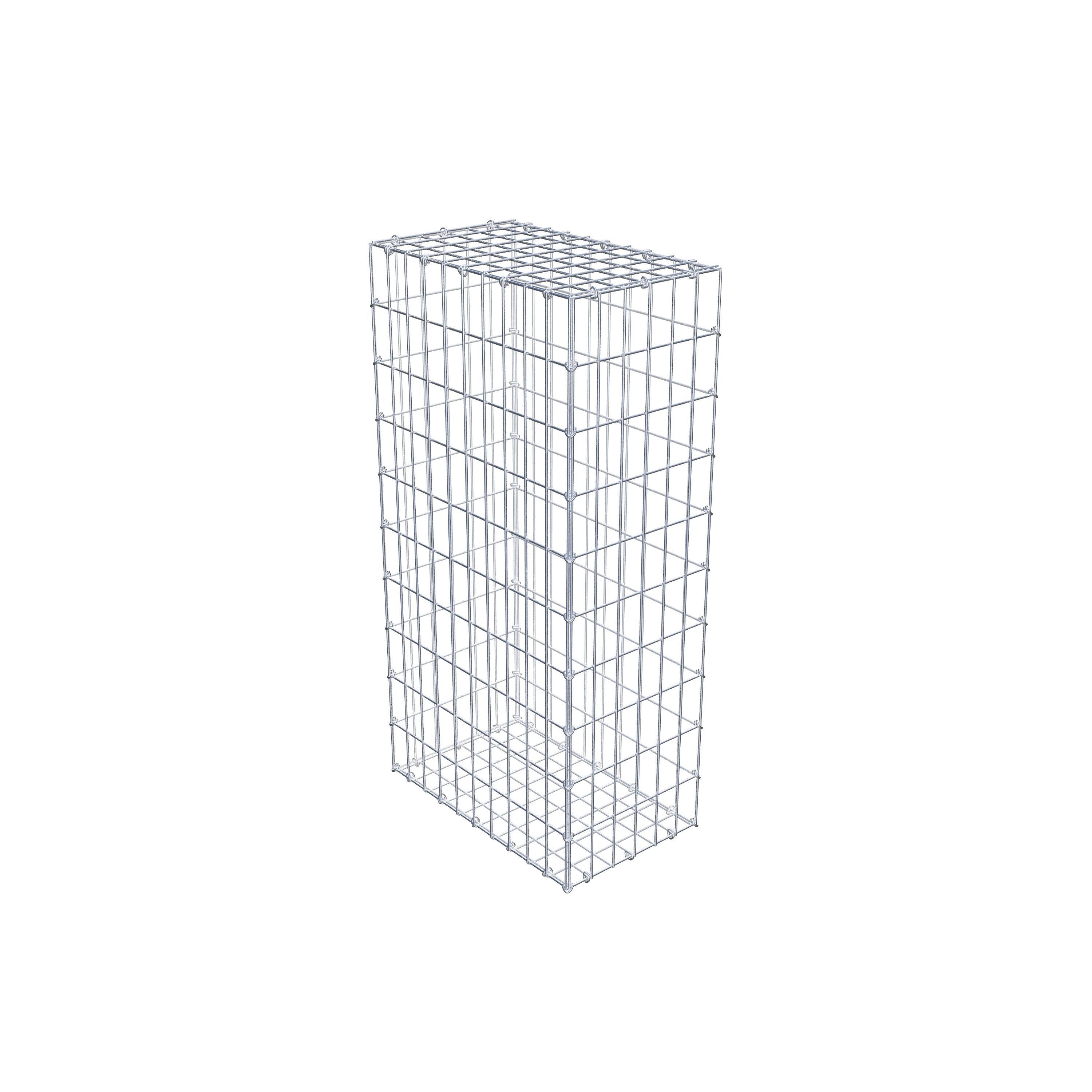 Gabion 100 cm x 50 cm x 30 cm (L x H x D), mesh size 5 cm x 10 cm, C-ring