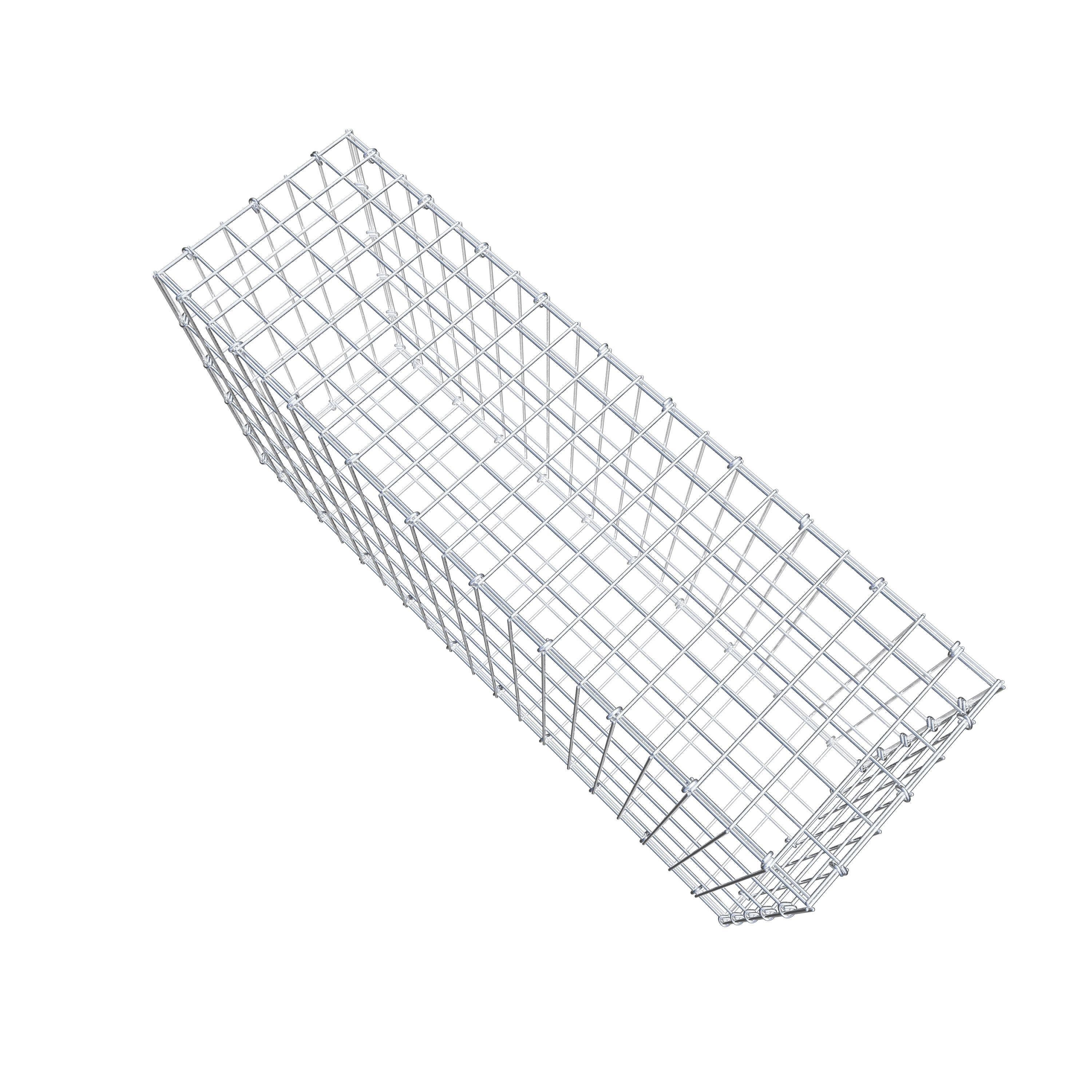 Gabione 100 cm x 50 cm x 30 cm (L x H x T), Maschenweite 5 cm x 10 cm, C-Ring