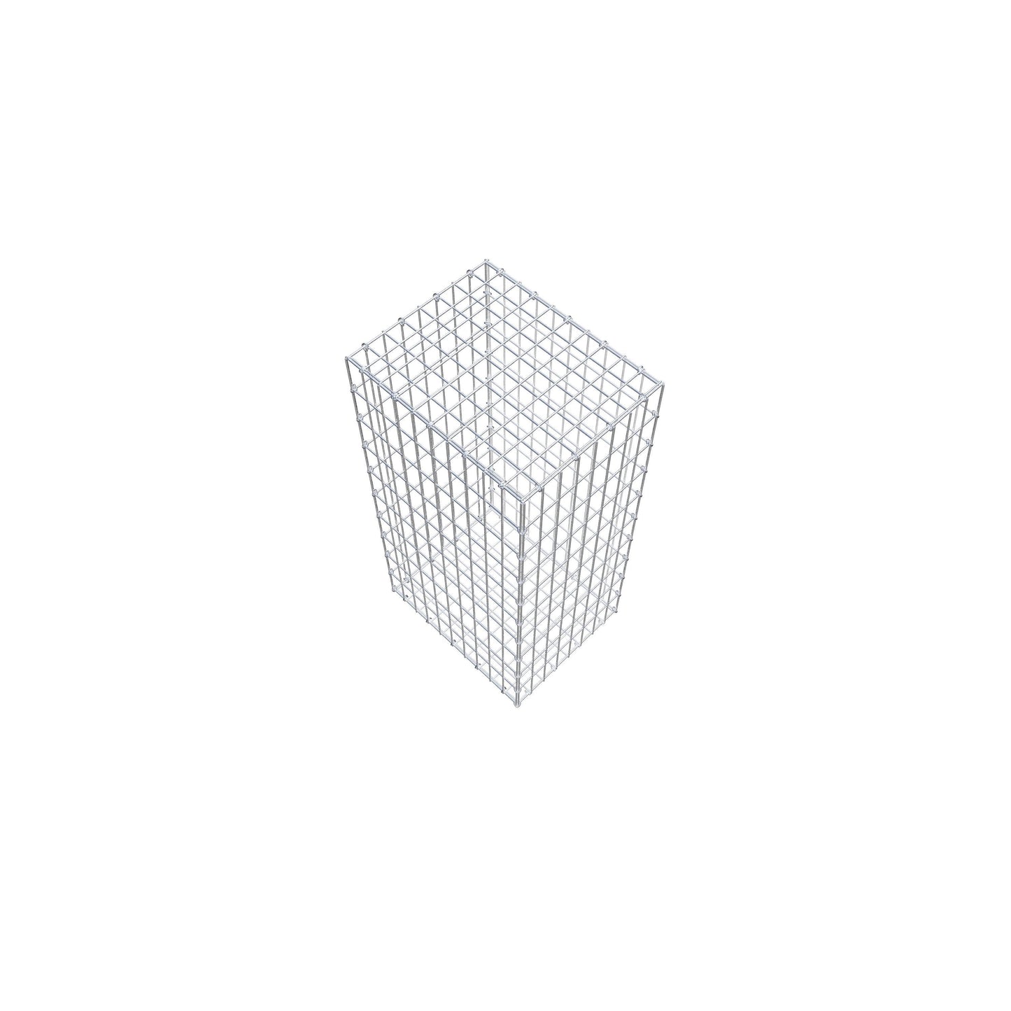 Gabione 100 cm x 50 cm x 40 cm (L x H x T), Maschenweite 5 cm x 10 cm, C-Ring