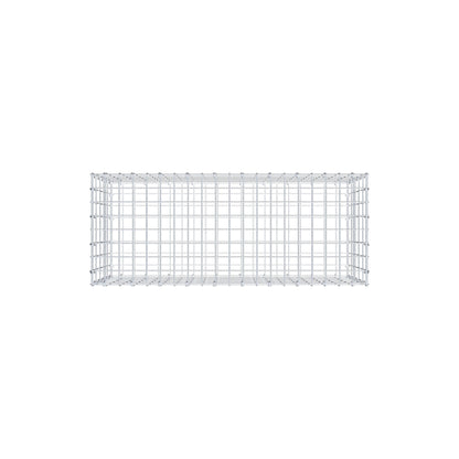 Gabione 100 cm x 50 cm x 40 cm (L x H x T), Maschenweite 5 cm x 10 cm, C-Ring