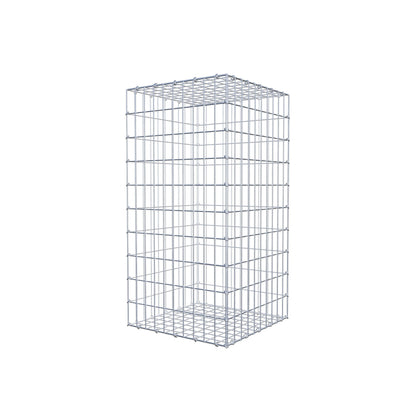 Gabion 100 cm x 50 cm x 50 cm (L x H x D), maskestørrelse 5 cm x 10 cm, C-ring