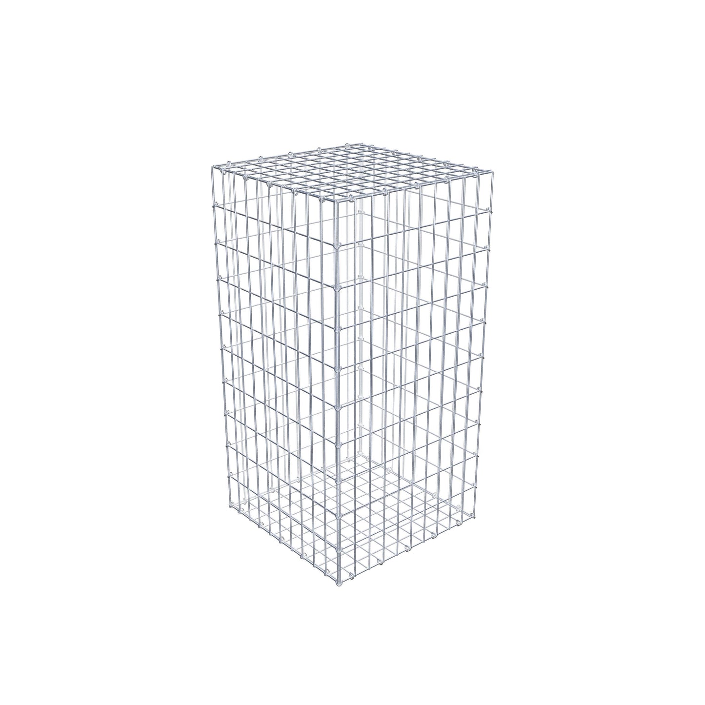 Gabion 100 cm x 50 cm x 50 cm (L x H x D), maskestørrelse 5 cm x 10 cm, C-ring