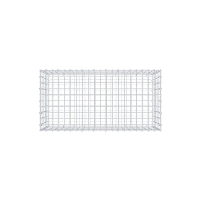 Gabion 100 cm x 50 cm x 50 cm (L x H x D), maskestørrelse 5 cm x 10 cm, C-ring
