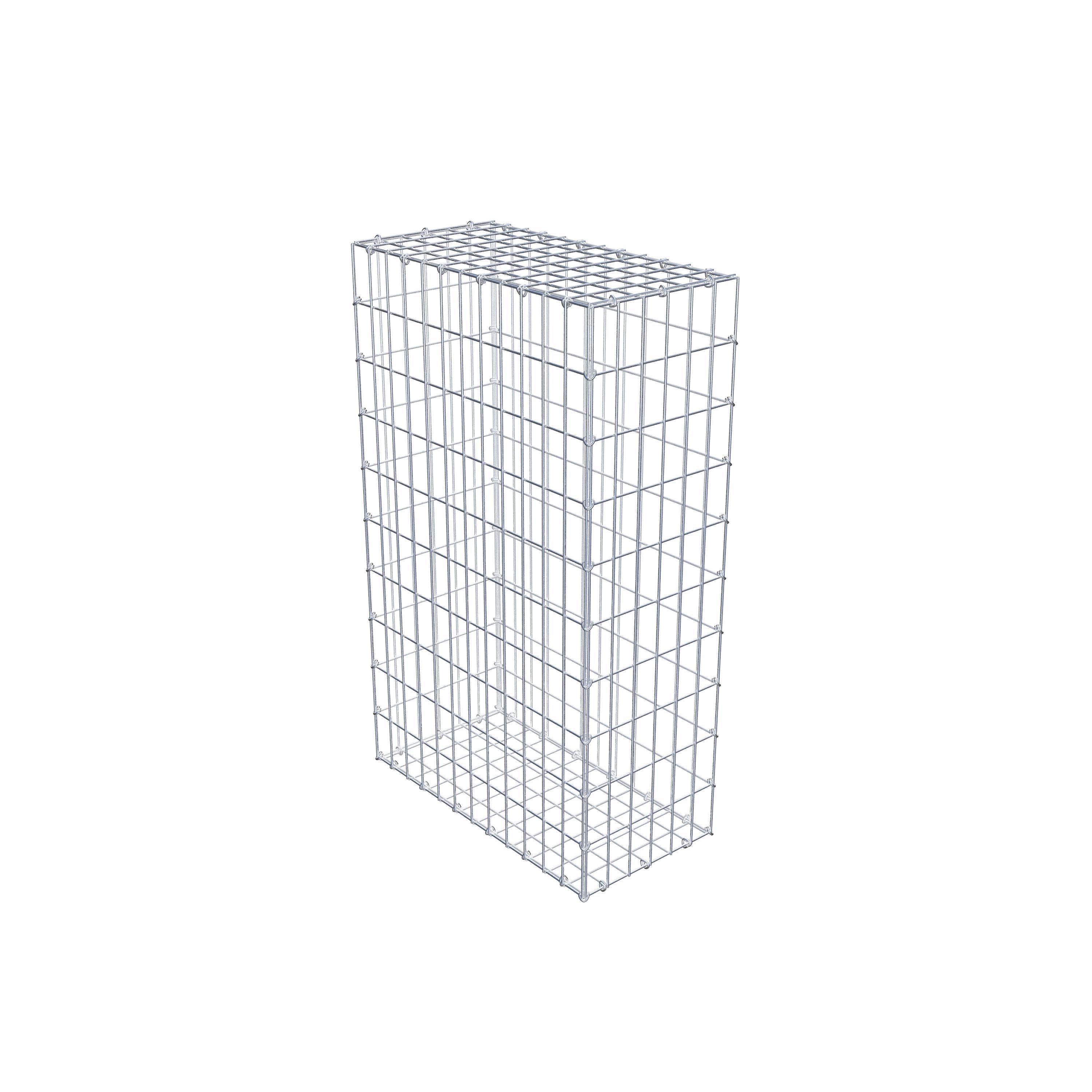 Gabion 100 cm x 60 cm x 30 cm (L x H x D), mesh size 5 cm x 10 cm, C-ring