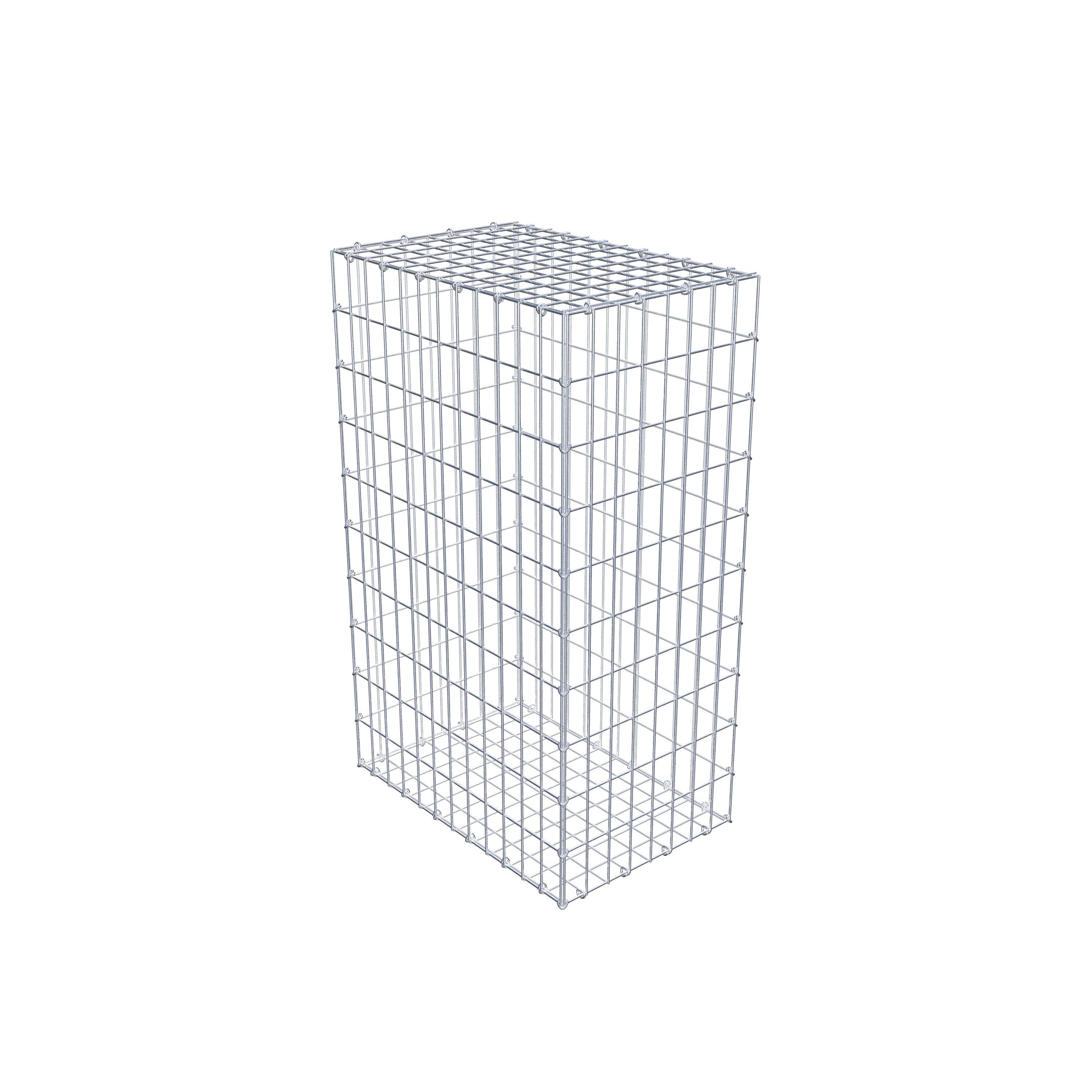 Gabion 100 cm x 60 cm x 40 cm (L x H x D), mesh size 5 cm x 10 cm, C-ring