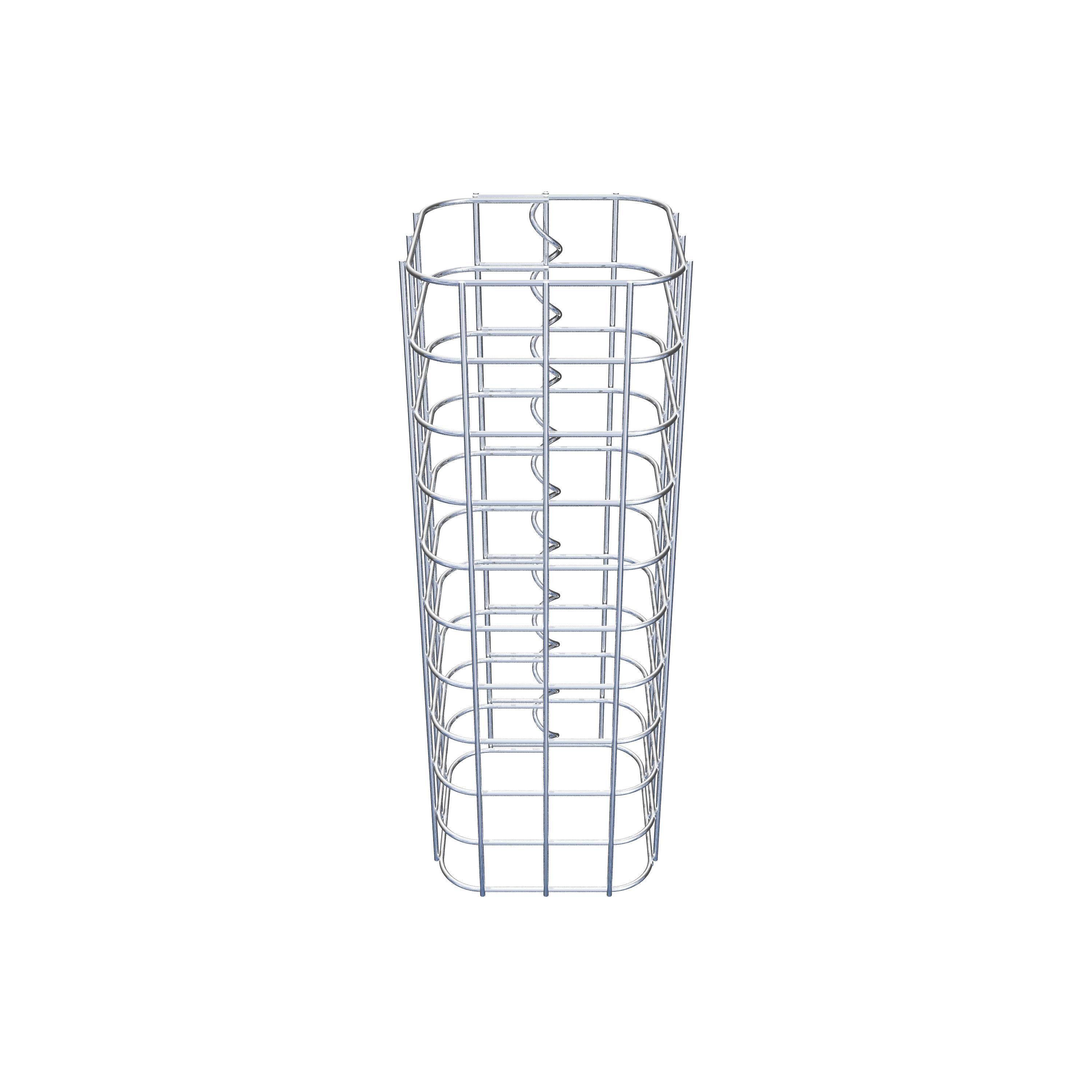 Gabion column 17 x 17 cm, MW 5 x 5 cm square