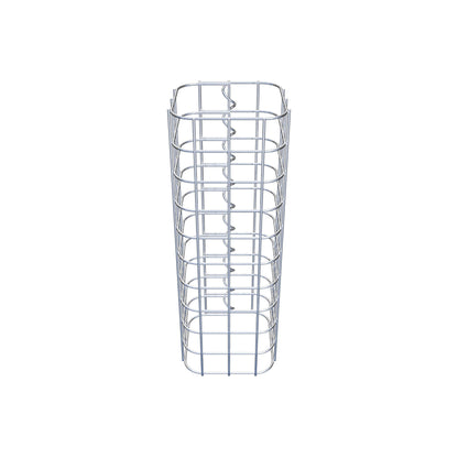 Gabionsøjle 17 x 17 cm, MW 5 x 5 cm kvadratisk