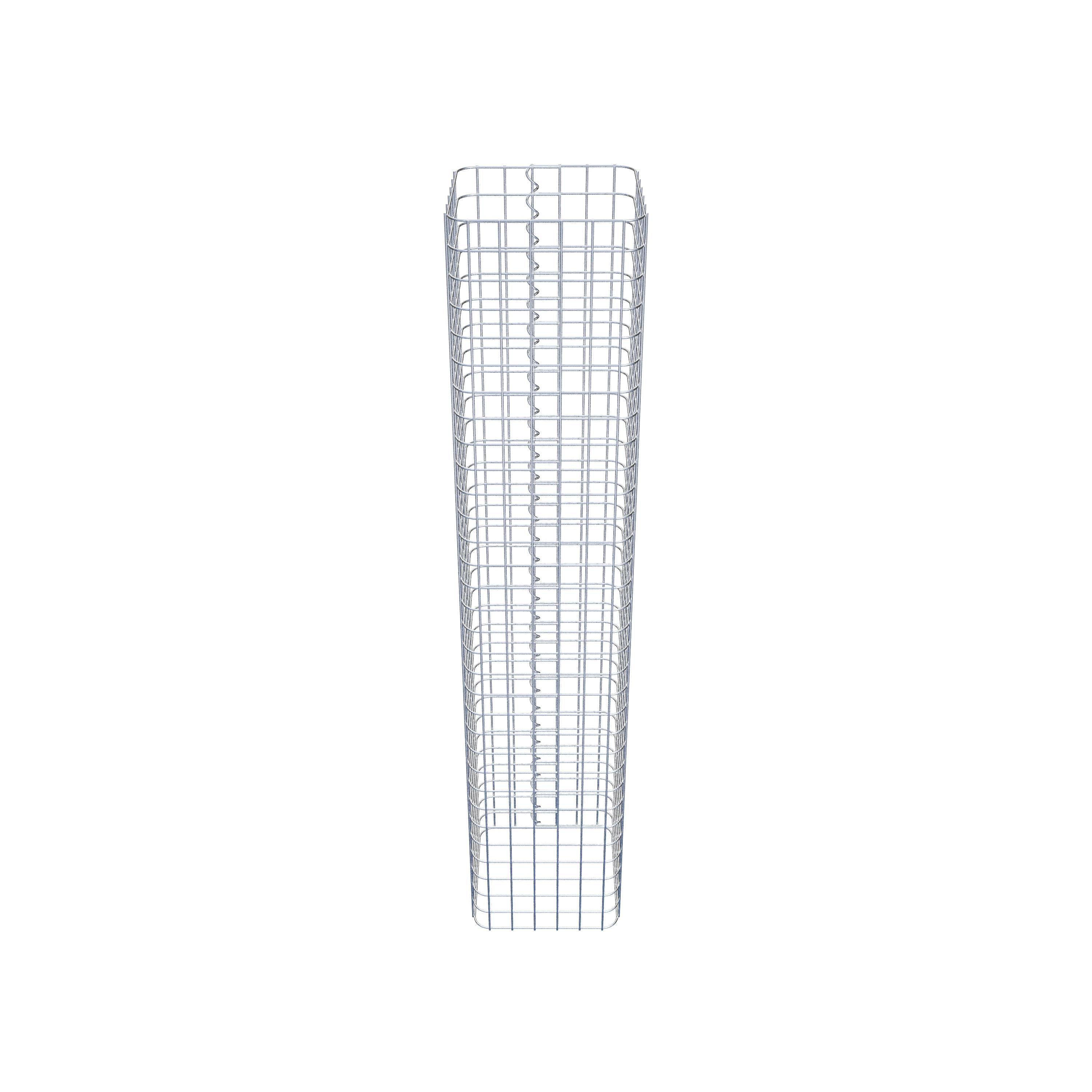 Gabion column square 32 cm x 32 cm, 160 cm height, MW 5 cm x 5 cm