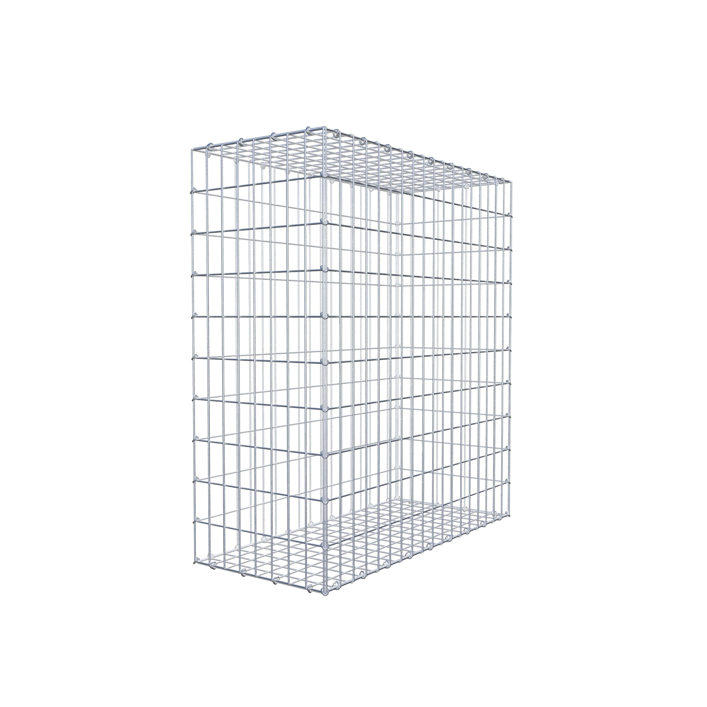 Gabion 100 cm x 90 cm x 40 cm (L x H x D), mesh size 5 cm x 10 cm, C-ring