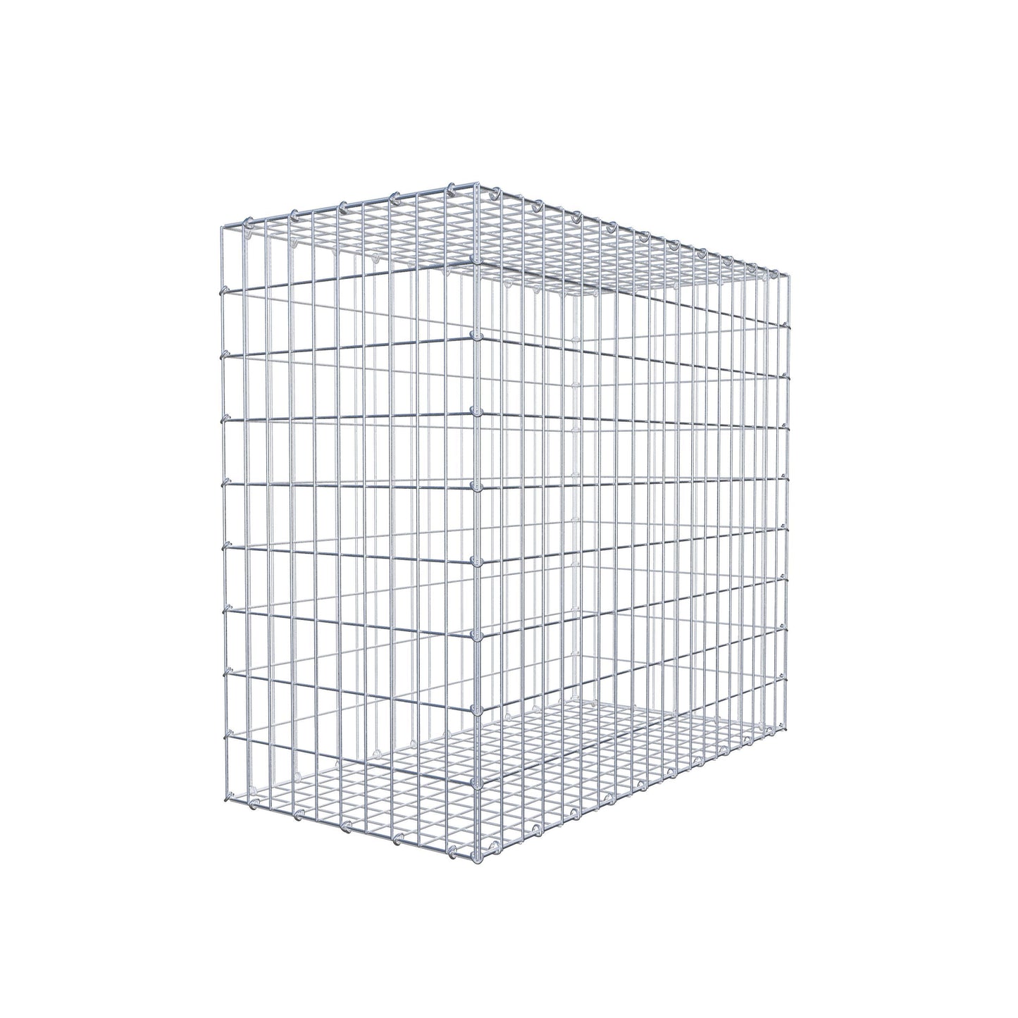Gabion 100 cm x 90 cm x 50 cm (L x H x D), maskstorlek 5 cm x 10 cm, C-ring