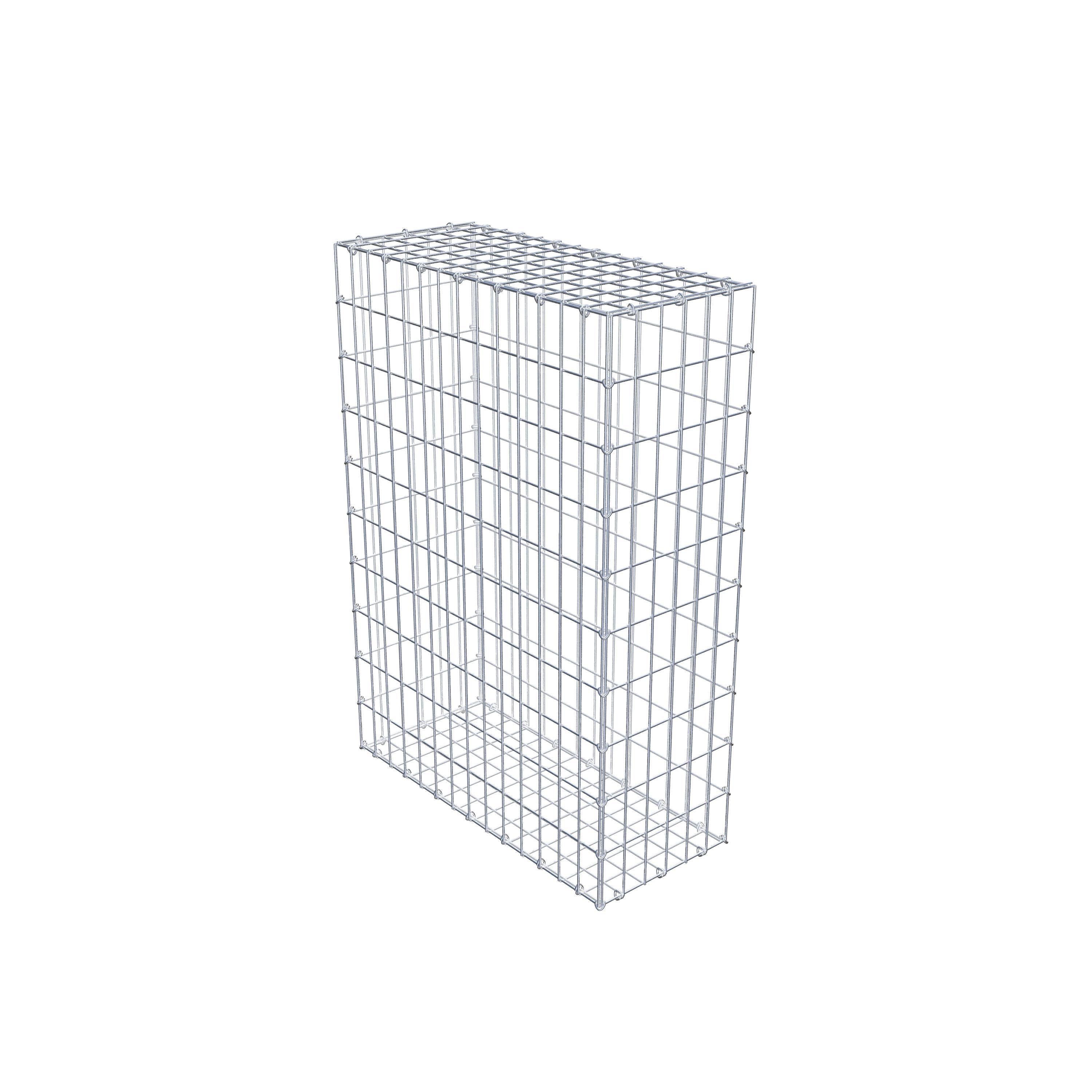 Gabion 100 cm x 70 cm x 30 cm (L x H x D), maskstorlek 5 cm x 10 cm, C-ring