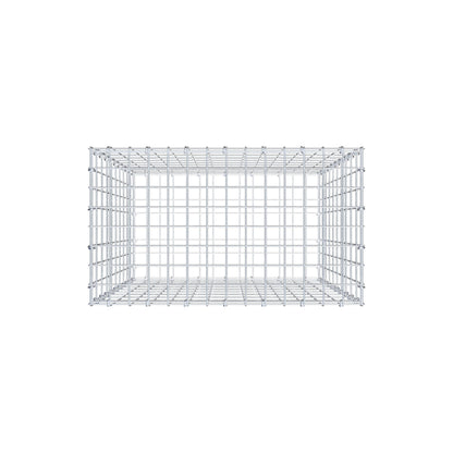 Gabion 100 cm x 70 cm x 40 cm (L x H x D), mesh size 5 cm x 10 cm, C-ring