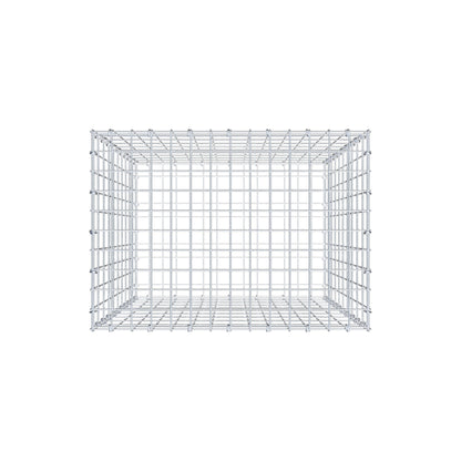 Gabion 100 cm x 70 cm x 50 cm (L x H x D), mesh size 5 cm x 10 cm, C-ring