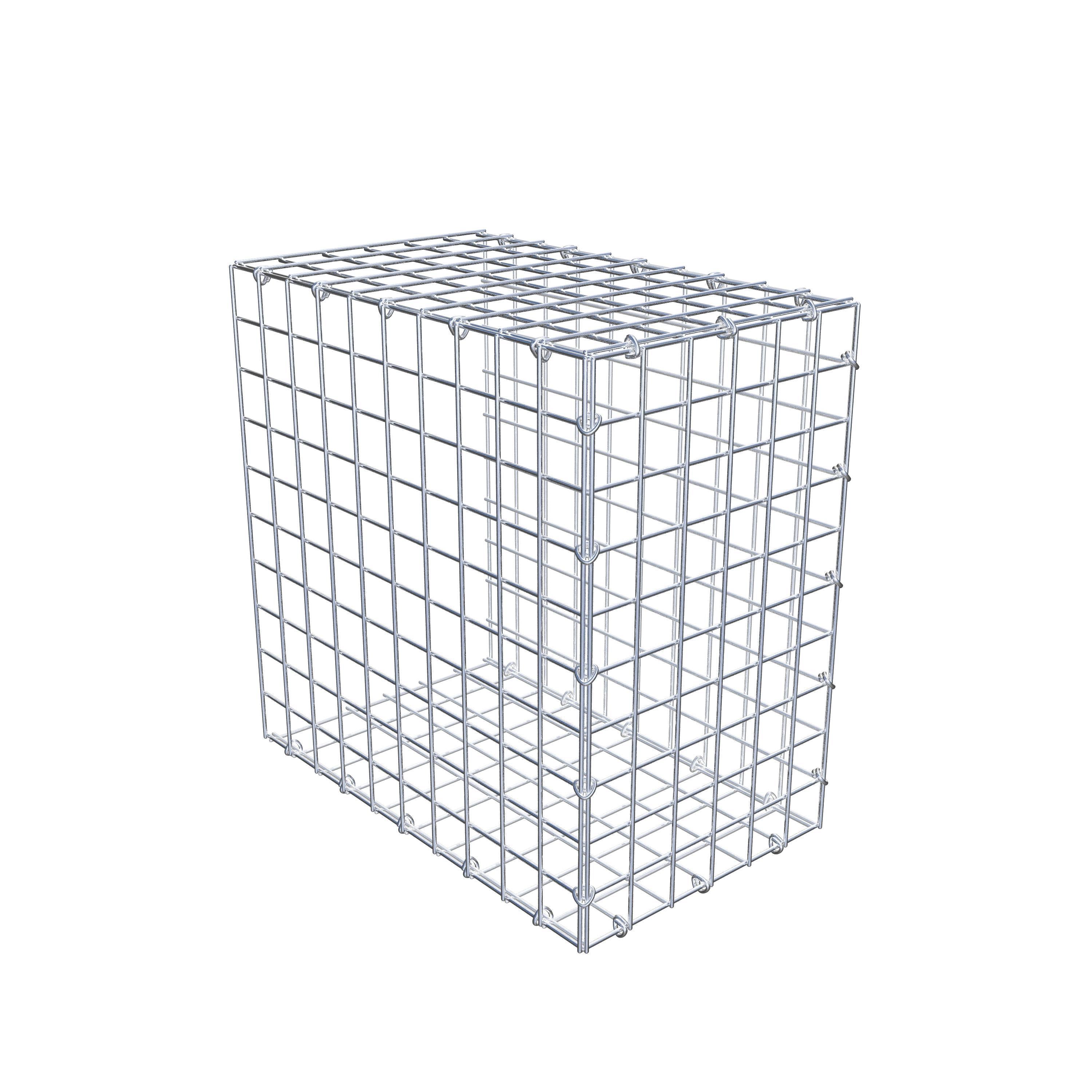 Mounted gabion type 2 50 cm x 50 cm x 30 cm (L x H x D), mesh size 5 cm x 5 cm, C-ring