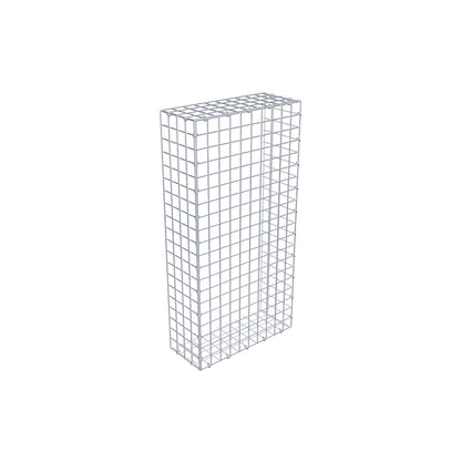 Mounted gabion type 2 100 cm x 20 cm x 50 cm (L x H x D), mesh size 5 cm x 5 cm, C-ring