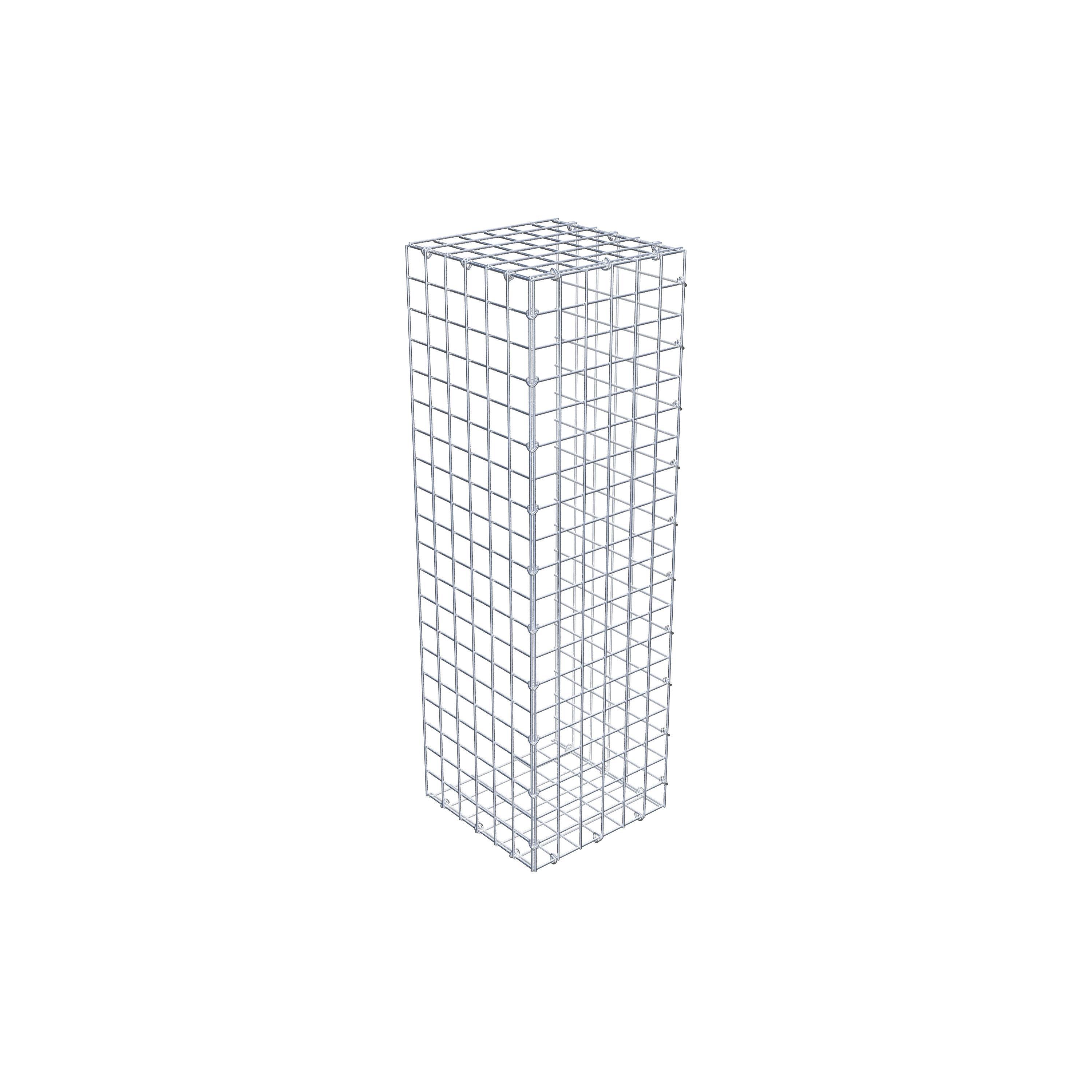 Mounted gabion type 2 100 cm x 30 cm x 30 cm (L x H x D), mesh size 5 cm x 5 cm, C-ring