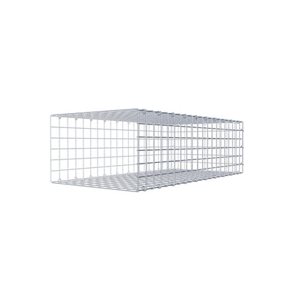 Gavión acoplable tipo 2 100 cm x 30 cm x 50 cm (L x A x P), malla 5 cm x 5 cm, anillo en C