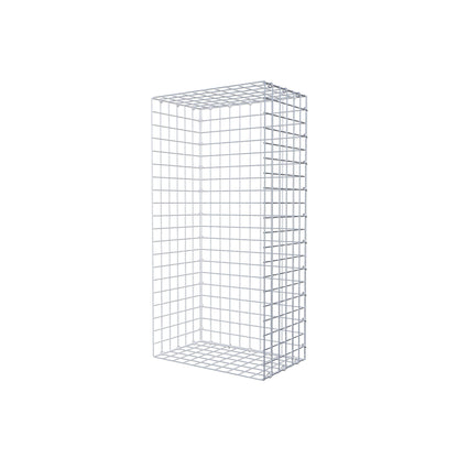 Gavión acoplable tipo 2 100 cm x 30 cm x 50 cm (L x A x P), malla 5 cm x 5 cm, anillo en C