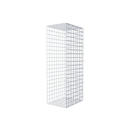 Mounted gabion type 2 100 cm x 40 cm x 30 cm (L x H x D), mesh size 5 cm x 5 cm, C-ring