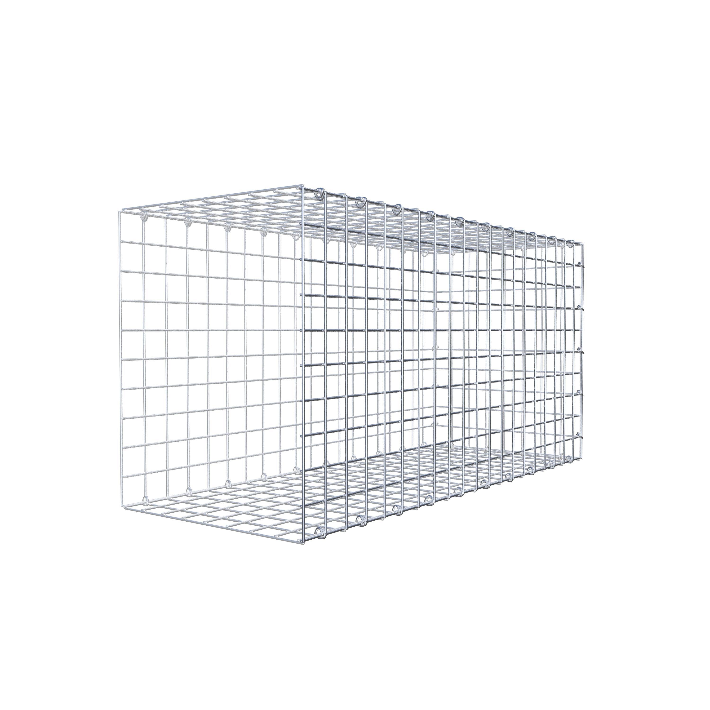 Mounted gabion type 2 100 cm x 50 cm x 40 cm (L x H x D), mesh size 5 cm x 5 cm, C-ring