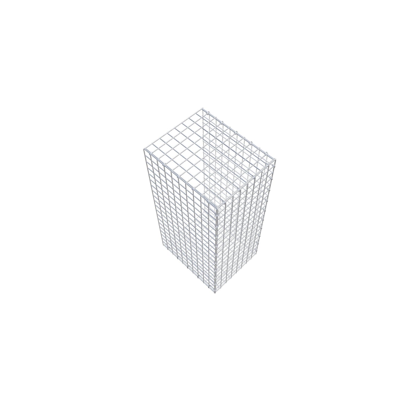 Anbaugabione Typ 2 100 cm x 50 cm x 40 cm (L x H x T), Maschenweite 5 cm x 5 cm, C-Ring