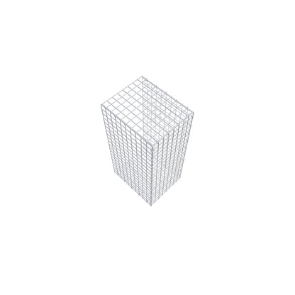 Anbaugabione Typ 2 100 cm x 50 cm x 40 cm (L x H x T), Maschenweite 5 cm x 5 cm, C-Ring