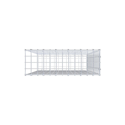 Anbaugabione Typ 2 100 cm x 60 cm x 20 cm (L x H x T), Maschenweite 5 cm x 5 cm, C-Ring