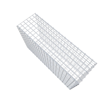 Mounted gabion type 2 100 cm x 60 cm x 30 cm (L x H x D), mesh size 5 cm x 5 cm, C-ring