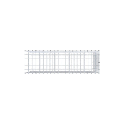 Mounted gabion type 2 100 cm x 60 cm x 30 cm (L x H x D), mesh size 5 cm x 5 cm, C-ring