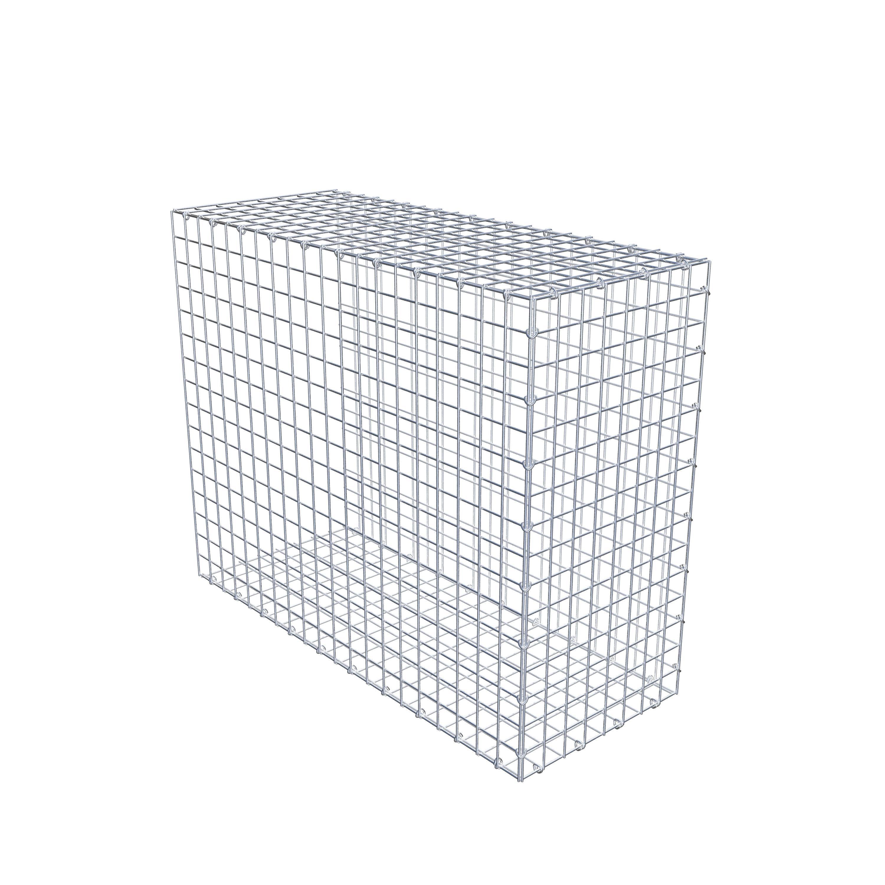 Mounted gabion type 2 100 cm x 80 cm x 40 cm (L x H x D), mesh size 5 cm x 5 cm, C-ring