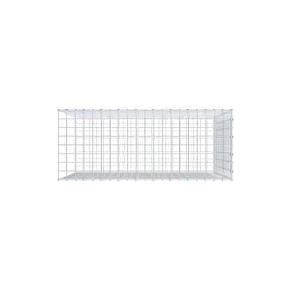 Mounted gabion type 2 100 cm x 80 cm x 40 cm (L x H x D), mesh size 5 cm x 5 cm, C-ring