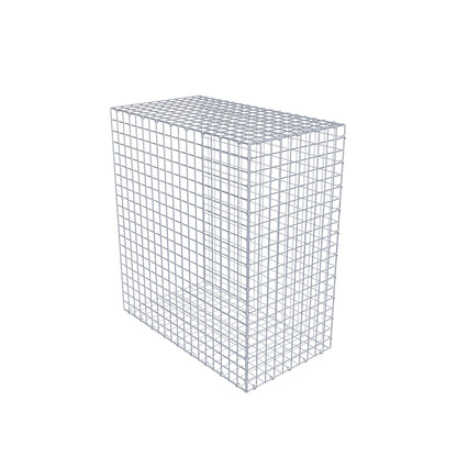 Mounted gabion type 2 100 cm x 90 cm x 50 cm (L x H x D), mesh size 5 cm x 5 cm, C-ring