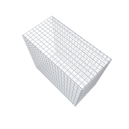 Mounted gabion type 2 100 cm x 90 cm x 50 cm (L x H x D), mesh size 5 cm x 5 cm, C-ring